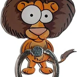 KolorFish Universal Funky Mobile Phone Ring Grip Holder Stand 360 Degree Rotation with Finger Ring for All Mobile Phone and Tablet (Lion)-picture-58