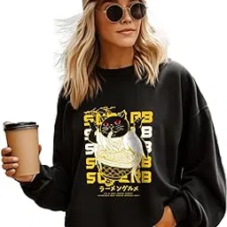 enitor Women's Unique Design Oversized Sweatshirts Made with Fleece Fabric-picture-23