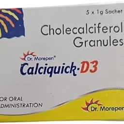 Calciquick D3 sachet Pack of 5 sachets Useful for bones(Pack of 5)-picture-53