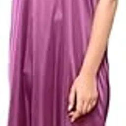 ankona Short Style Nighty in Satin Silk with Double Shoulder Strips and Back Elastic for Best and Sexy Fittings-picture-49