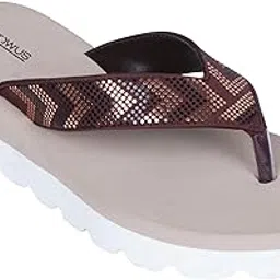 truly fine KOWUS Women’s Soft Lightweight Platform Flip Flops | Stylish Black Slippers with Zigzag Design & Arch Support | Ultra Comfortable Sandals-picture-13