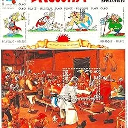 Belgium 2005 Asterix Rare Large Souvenir Sheet one of The Best Comics Themed Stamp Collection-picture-25
