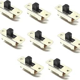 INVENTO 8Pcs DPDT ON-Off 6 Pin 2 Position Slide Switch 3A/6A AC 250V/125V 2P2T For Car Motorcycle Electrical DIY-picture-30