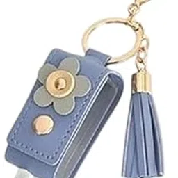 squishy Sanitizer Holder for Bags, Portable Blue Floral Spray Bottle Keychain, Compact Hand Sanitizer Carrier for Travel, Office, Daily Commute-picture-30