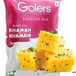 GOLERS Khaman or Khamani Instant Mix| Indian Quick Breakfast Mix | Ready-to-Cook Gujarati Snack | Soft & Spongy in Minutes | No Preservatives | No Artificial Colors (Pack of 1)-picture-21