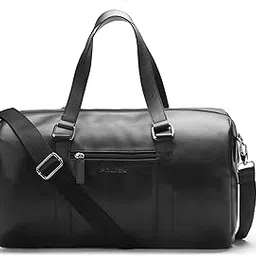 police Unisex Mattia Black Vegan Leather 50 LTR. Weekender Travel Duffle Bag for Business and Casual Use for Men and Women-picture-14