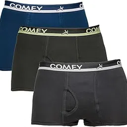 amul comfy Men's Pure Cotton Multicolor Mini Trunk Pack of 3-picture-40