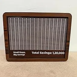 Wood Wooden Piggy Bank for Kids & Adults, Coin Box with Carved Design, Savings Box, Mini Bank, Wooden Coin Box, Money Saver, Piggy Bank with Numbers-picture-40