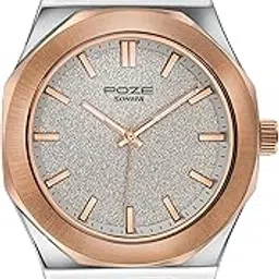 sonata Bi Metal Breeze Quartz Multicolor Round Dial Men's Watch | Stainless Steel Material | Multi Color Band - SP70071KM01-picture-21