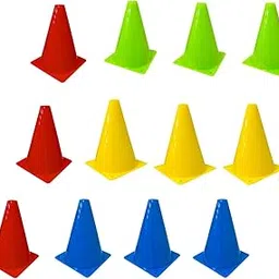 TRENDYNEST 12 Pieces Marker Cones for Soccer Training for Basketball Outdoor Activities | Training Aids | Soccer-picture-23
