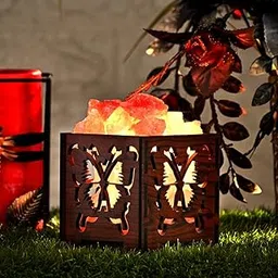 Air show Butterfly Himalayan Rock Salt Lamp for Positive Energy, Vastu, Healing, Harmony, Purification, Best Wellness((Size ''4x3.5'')-image-24