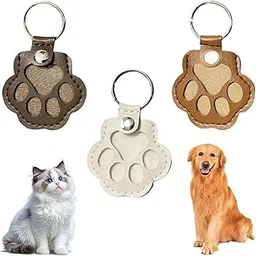 3PCS, Cat Hair Keychain, Dog Hair Keychain, Furever Keychains for Pet Memorial, Cute Keychain for Keys and Bags, Modern Minimalist Design in White and Coffee Dog Fur Keychains-image-10