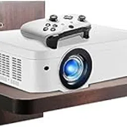 carpentray Floating Projector Wall Mount DVD Shelf Wooden Floating Entertainment Center Supports 24lbs,Perfect for Projector,DVD Player,Game, Cable Box, Floating Shelf for Under TV (Single Shelf)-picture-21