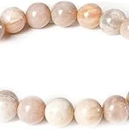 Elastic Natural Stone Bracelet for Men & Women | Authentic Healing Crystal Beads for Balance, Positivity & Energy | Handcrafted Stretch Fit Bracelet for Meditation | Lab-Tested Certificate & 6-Month Warranty Included. (Multi moonstone, S)-image-40