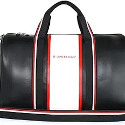 go gilmore oak Gilmore Oak Deon Leatherette Unisex Travel | Stylish & Spacious Duffle Bag | Duffle Bag for Gym, Sports, Training and Travel | Suitable for Men and Women (Black)-picture-52