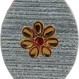 vidhya kangan Handmade Fancy Stone stud Work Saree pin Brooch for Women Jewellery Latest Stylish Crystal Unisex Floral Shape Brooch for Women/Girls (sku-bro2768)-picture-26