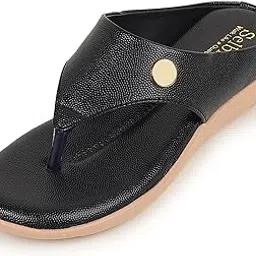 selbro Women's Stylish Fashionable Flat-Heeled Simple Sandal Slippers For Girl's & Women's- 1 Inches heel SLP-42-picture-12