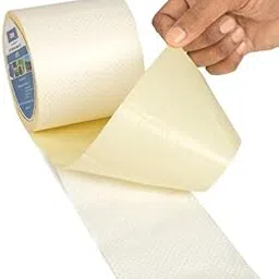 Keder Max Polyhouse Repair Tape – 10m Waterproof Self-Adhesive HDPE Tarpaulin for Leak Fixing, Greenhouses, and Mulching Sheets (9.5cm x 10m, White)-picture-24