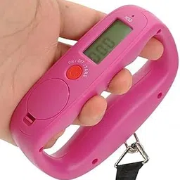 glun GLUN® Digital Luggage Weighing Scale Measure upto 50 kg Heavy duty Nylon Belt with Metal Hooked Only for Home Use image 1
