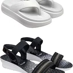 zenwear Extra Soft Classic Casual wear with Flexibility Technology Wedges Combo for Women's/Girl's(6108-1931)()-picture-30