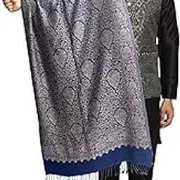 Men's and Women Kashmiri Woolen Jamawar Stole/Shawl Wrap, 30x80 Inches, Soft, Warm for Winter Stole-picture-18