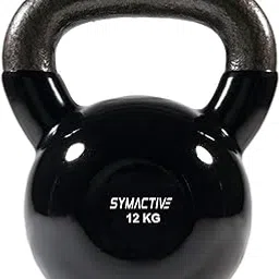 Amazon Brand - Symactive Vinyl Coated Solid Kettlebell for Gym Exercises, 12 kg-picture-20