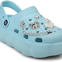 liberty A-HA ZQ-SH-012 Casual Clogs for Women - Black, Peach & Sky Blue | Comfortable, Breathable and Lightweight | Ideal for All-Day Wear | Slingback Strap – Indoors/Outdoors, Monsoon Season Footwear-picture-37
