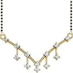 14K/18K Yellow/Rose/White Gold Designer Mangalsutra for Women-image-66