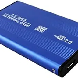 Alexvyan 2.5 Inch SATA to USB 2.0 External Hard Drive Enclosure Case for Laptop Hard Disks (Hard Disk Not Included) (2.5" USB 2.0, Blue)-picture-13