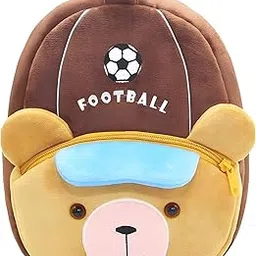 delicado Cute Small Toddler Kids Preschool Backpack Football design open yes Nursery Preschool Playschool School Picnic Travelling Bag for Baby Boy Girl Age 2-5 Years-picture-22