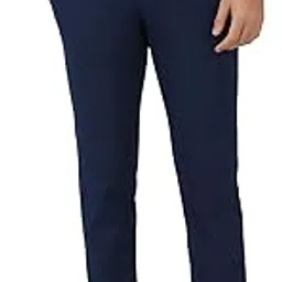 peter england Men's Slim Work Utility Pants image 1