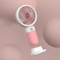 Portable Mini Handheld Fan with USB Charging, Phone Stand, Fruit Design (Multi-color)-picture-10