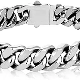 peora Silver Plated Stainless Steel Metal Openable Fancy Bracelet Stylish Jewellery Gift for Men Boys-picture-29