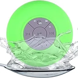 Exxelo Water Proof Bluetooth Shower Speaker, Portable Wireless, KidFriendly, Call Support Best for Bath, Pool, Car, Beach, Indoor/Outdoor Use with 3 Year Warranty-image-7