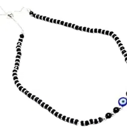 ph artistic Anklet 1 Piece CharmEvil Eye Nazariya Anklets Payal 925 Sterling Silver Black Bead Jewelry Women Female Handmade Gift H310-picture-55