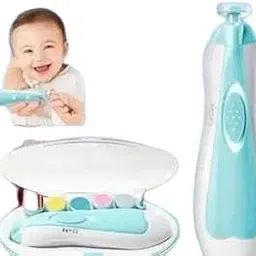 Baby Electric Nail Trimmer for Baby Nail Cutter for New Born Baby with 6 Grinding Heads Automatic Set Safe Nail Trimmer Kit for Kids Toddler Toes and Fingernails(Multicolor KIT) Nil Exporttanza-P3948-picture-17