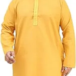 sojanya Plus(Since 1958) Men's Silk Blend Long Kurta with Multi Color Embroidery-picture-37