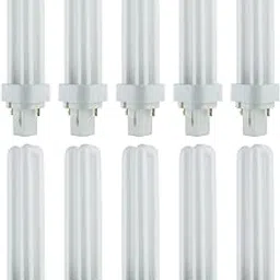 Sunlite PLD26/SP41K/10PK 4100K Cool White Fluorescent 26W PLD Double U-Shaped Twin Tube CFL Bulbs with 2-Pin G24D-3 Base (10 Pack)-picture-17