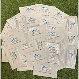 Orchids Wet Tissue Pack of 100 Enhanced Moisture for Hydration & Nourishment, Gentle Skin Cleansing, Convenient Size for On-the-Go Use-picture-24