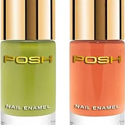 POSH HIGH GLOSS QUICK DRY TOXIN FREE NAILPOLISH, SUNSET ORANGE,NAUGHTY PARROT,649,659-picture-12