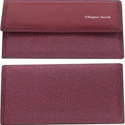 ang Cheque Book Holder Passport Passbook Holder, Ladies & Gents Wallet Credit and Debit Card Holder Slots with Zipper Matte Cloth Pink Colour Use for Men & Women… (Pink)-picture-49
