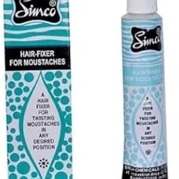 Simco Natural color Hair Fixer For Moustaches 10g (10g pack of 6)-picture-28