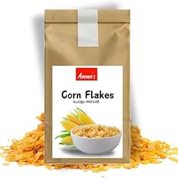 AMMAS Organic Healthy Corn Flakes - Nutrient-Rich, Low-Fat, Gluten-Free Whole Grain Cereal for a Balanced Breakfast | cholam Aval - 250g-picture-30