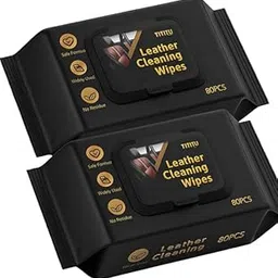 OMVENI Premium Leather Cleaning Wipes for Car Interiors, Furniture & Accessories - 81 Count Soft & Durable Wipes for Leather Care, Polishing & Stain Removal - Quick Shine & Protection-image-79