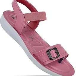 walkaroo Women's Hook & Loop Sandals Comfortable Casual Footwear - WLR77010-picture-25