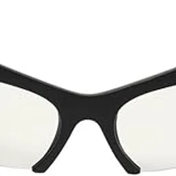Women's The Abstract Half-Rim Cateye Sunglasses For Casual Wear | One-Size | Onyx Black Polycarbonate Frame | Clear Polarized Lens | Half-Rim | Eyewear For Woman & Girls-image-85