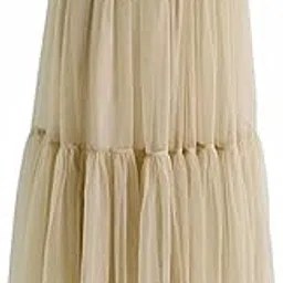 radhika 'n' dhaanya creation Net Fabric Frill Skirt Length - 30 Inch-picture-49