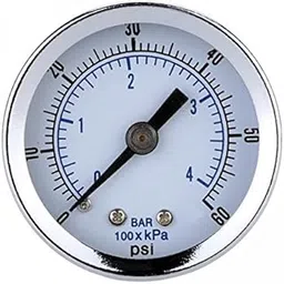 VELURA 2x Mini Dial Pressure Gauge Manometer for Water Air Oil Black 0-60psi 0-4bar|1x Artificial Flower|Other Test Meters & Detectors| Electrical & Test Equipment-image-43