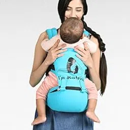 Hip seat Baby Carrier (Blue)-image-105