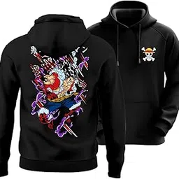 dudeme 50+ Unisex Anime Hoodie for Men & Women 100% Cotton Naruto, Jujutsu Kaisen, Goku, Gojo, Bleach Anime Printed Hoodies-picture-22